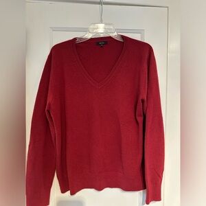 Quince Cashmere V Neck Sweater XL